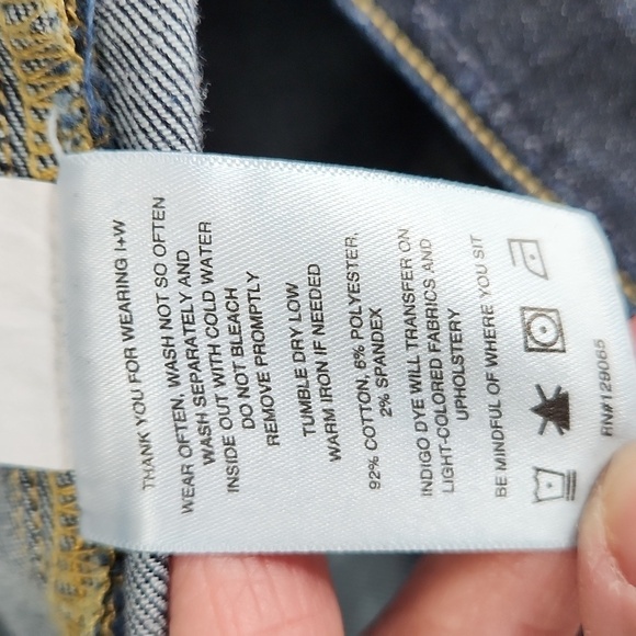 Imogene + Willie Imogene Slim Indigo Water Dip 26 - Picture 10 of 11